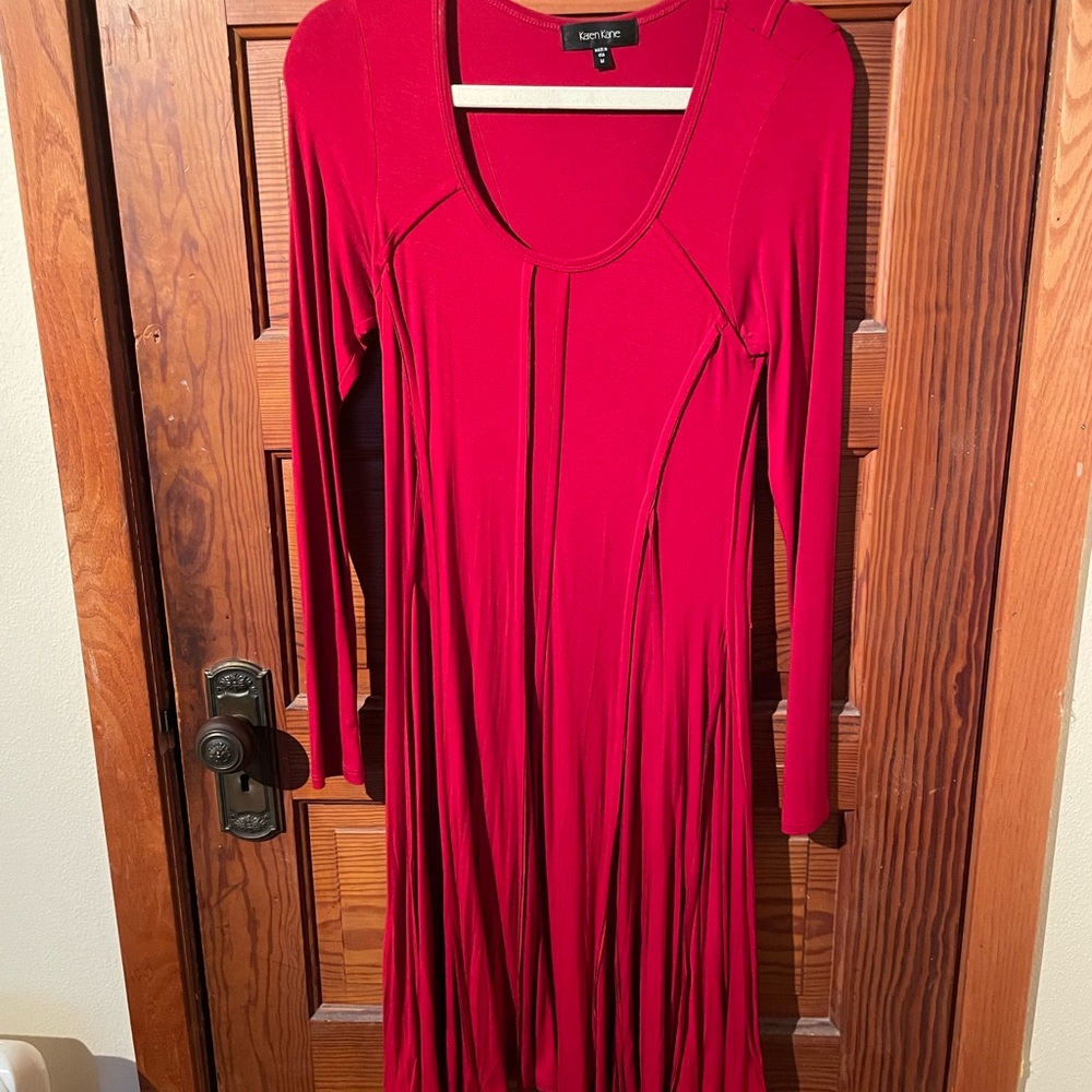 Karen Kane seamed a-line knit dress, medium